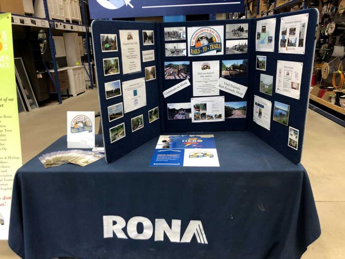 SMBARTA Rona in-store display